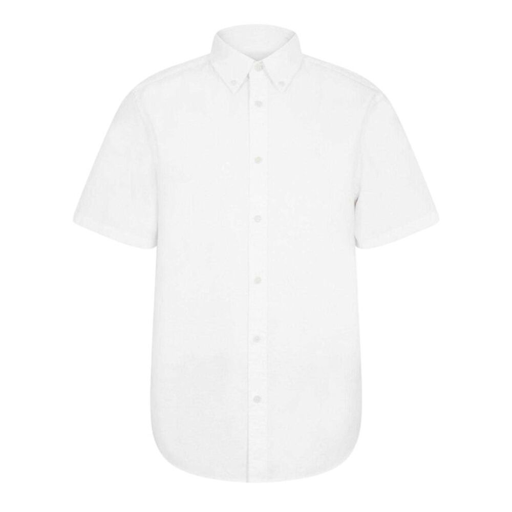 Belstaff Mens Plain Woven Shirt / White